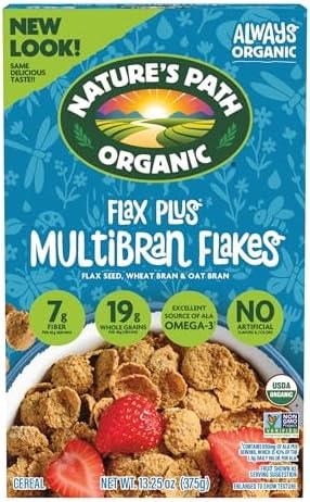 Nature's Path Organic Flax Multibran Flakes Cereal, 13.25 oz (Pack of 1)