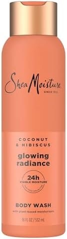 Shea Moisture Coconut Hibiscus Body Wash Glowing Radiance Glowing 18 oz