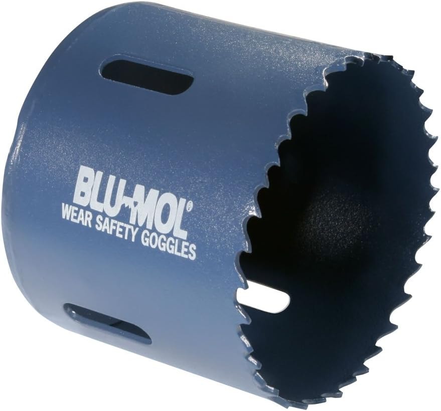 Disston E0102441 3-3/8-Inch Boxed Blu-Mol Bi-Metal Hole Saws, 86mm