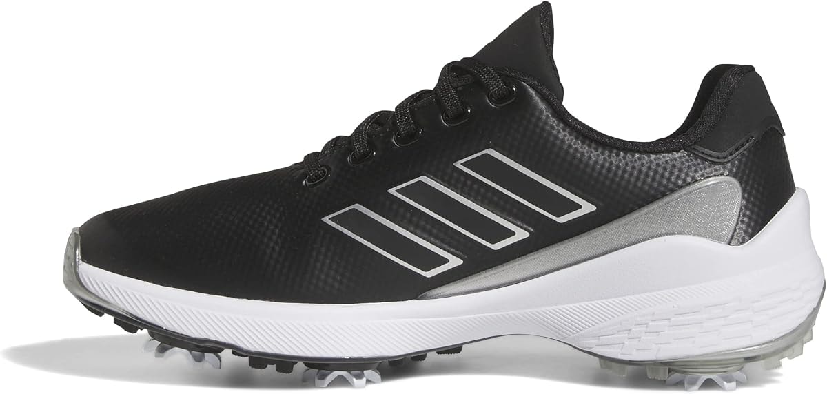 adidas Women's ZG23 Golf Shoes, Core Black/Silver Metallic, 5.5