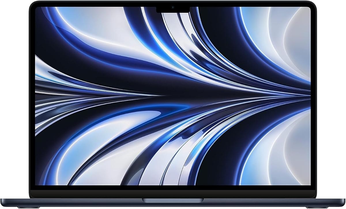 Apple 2022 MacBook Air with Apple M2 Chip (13-inch, 24GB RAM, 2TB SSD Storage) Midnight (Renewed)