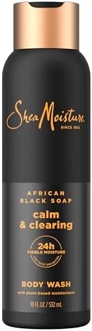 SheaMoisture African Black Soap Body Wash Calm and clearing body wash 18 Oz