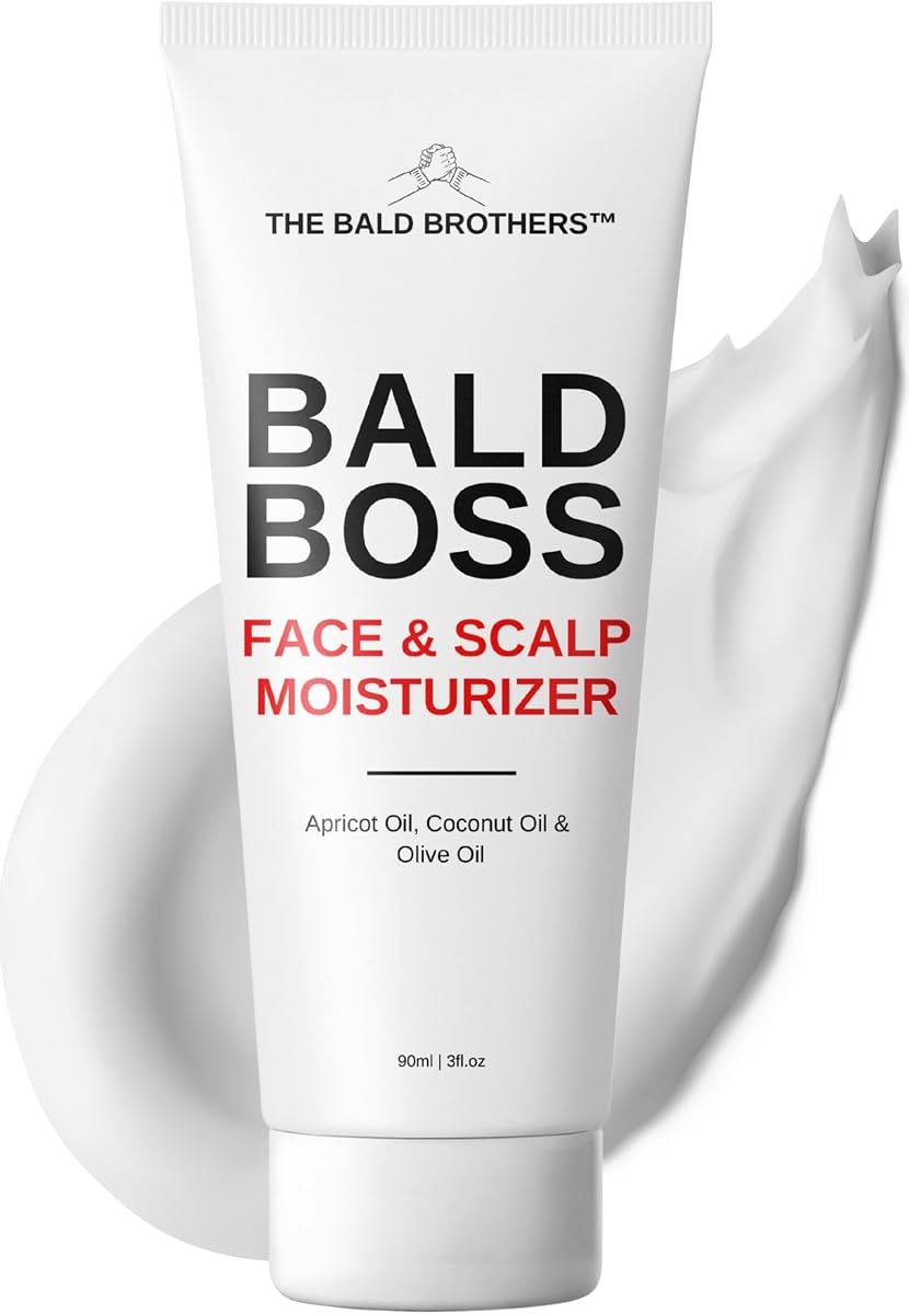 The Bald Brothers Bald Head Care for Men | Everyday Scalp Moisturizer | Face & Scalp Care | Matte, No Grease, Vegan | Daily Mens Moisturizer Fragrance Free