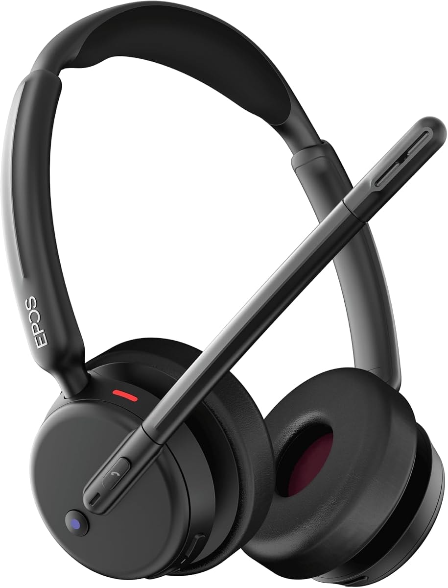 EPOS Impact 500 ANC Wireless Headset – Teams Certified with USB-C & USB-A Connectivity – Advanced Bluetooth Audio for Smarter, Distraction-Free Work
