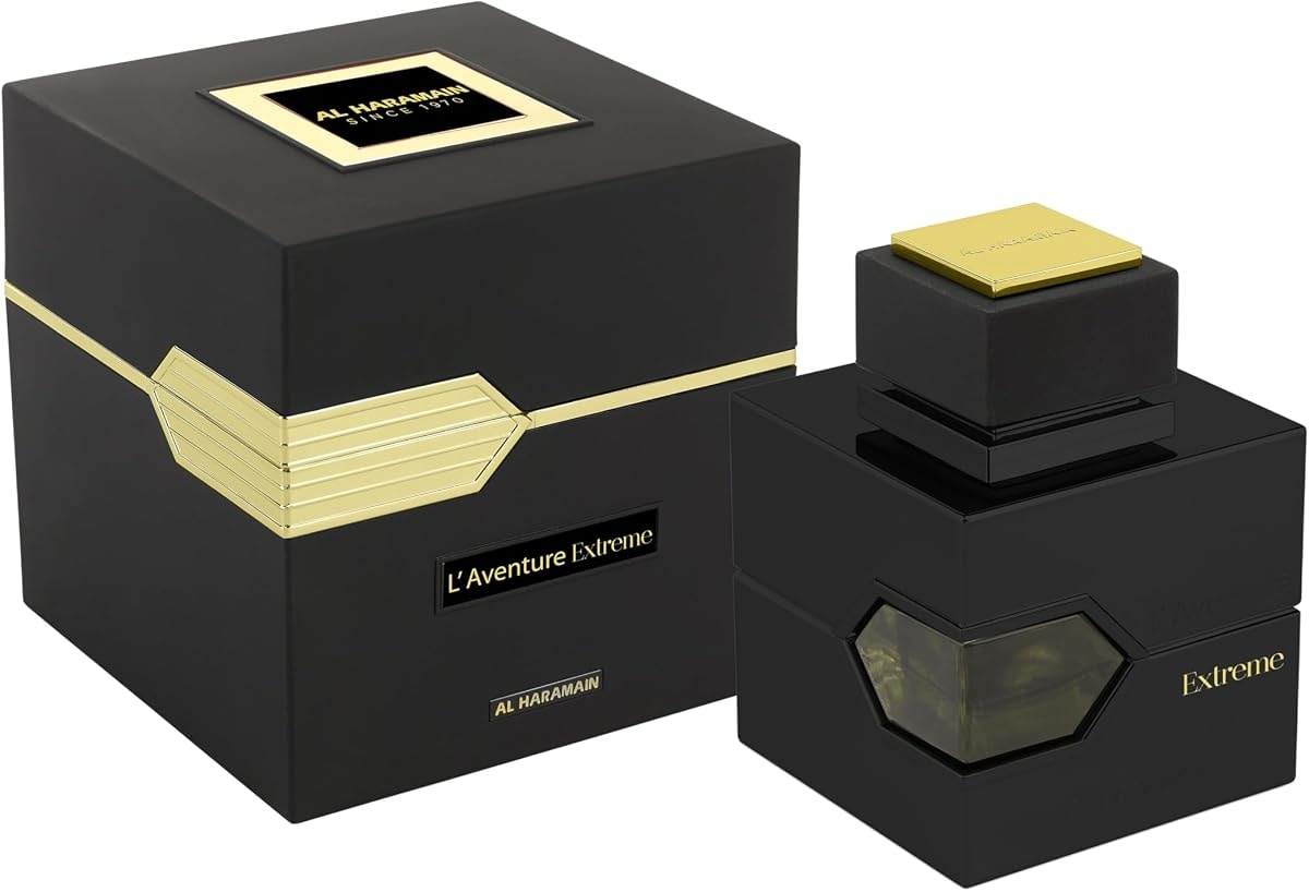 Al Haramain L'Aventure - Extreme - Citrus Perfume for Men and Women - Women's and Men's Cologne - Woody Perfume with Pineapple and Patchouli - 3.4 oz