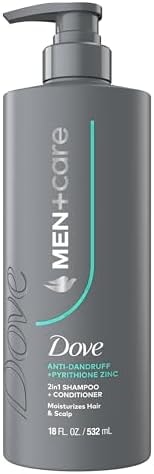 Dove Men Dandruff Defense 2-in-1 Shampoo & Conditioner for Flakes 18oz