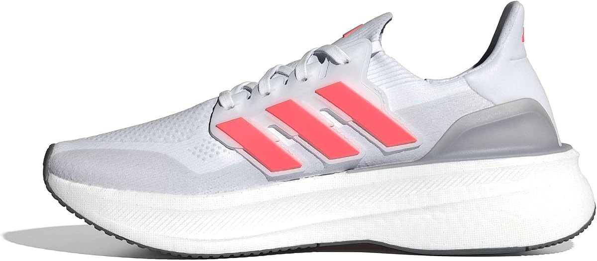 Adidas Men's Ultraboost 5, White/Solar Red/Halo Silver, 6.5