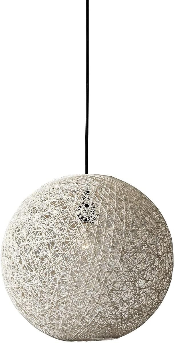 Adesso 4311-12 Havana Large Pendant Light, 13.5 in, 100W Incandescent/20W CFL, Cream Finish, 1 Hanging Light