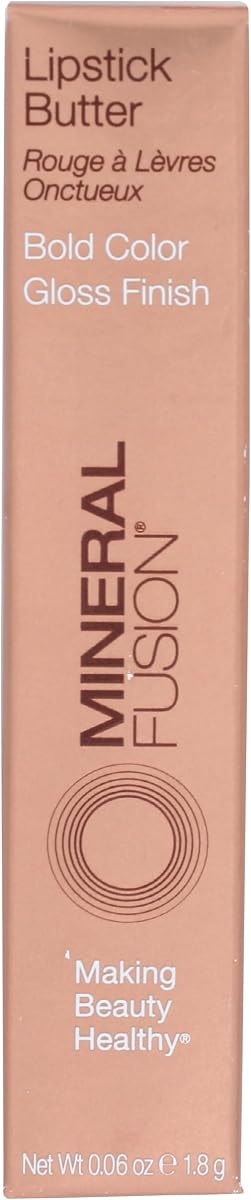 Mineral Fusion Lipstick Butter, Luscious, 0.06 Ounce