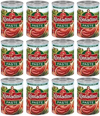 Contadina Tomato Paste, 12 oz (Pack of 12 Cans)