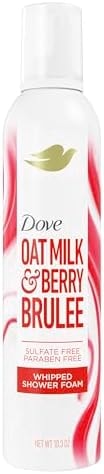 Dove Whipped Shower Foam Oat Milk & Berry Brulee 10.3 oz