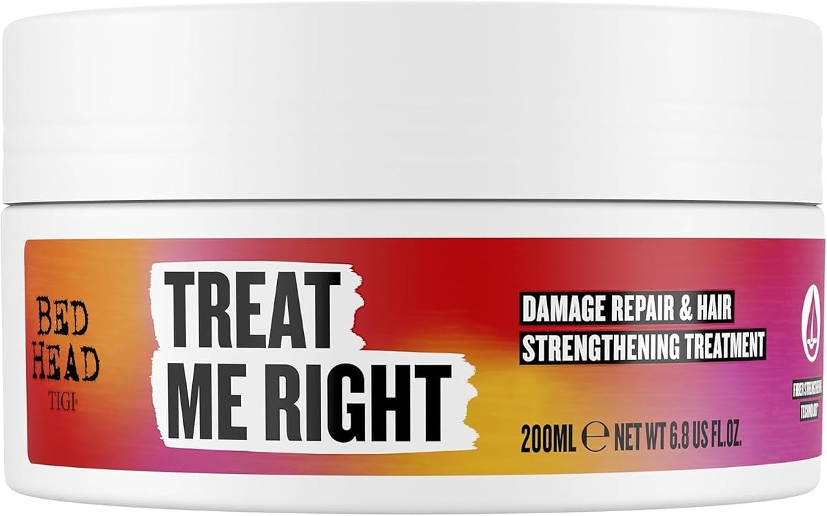 Bed Head by TIGI Treat Me Right Intensive Hair Mask, Deep Conditioning Treatment for Damaged Hair, 6.76 oz