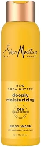 SheaMoisture Raw Shea Butter Body Wash Moisturize and Restore Deeply 18 oz