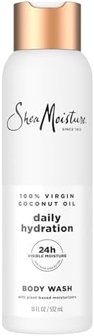 Shea Moisture Virgin Coconut Oil Body Wash Nourish and Replenish Skin 18 oz