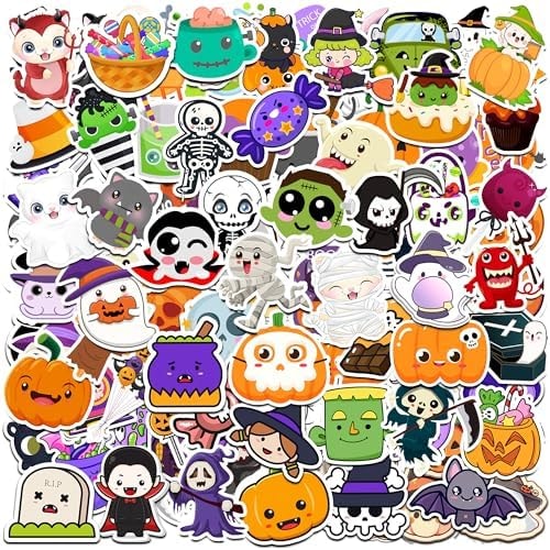Halloween Party Favors, Halloween Stickers,100PCS Vinyl Waterproof Stickers