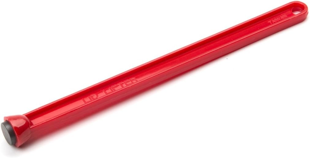 Farm to Table Magnetic Canning Lid Wand/Lifter, Plastic, Red, 0.25 x 0.25 x 6.75 inches
