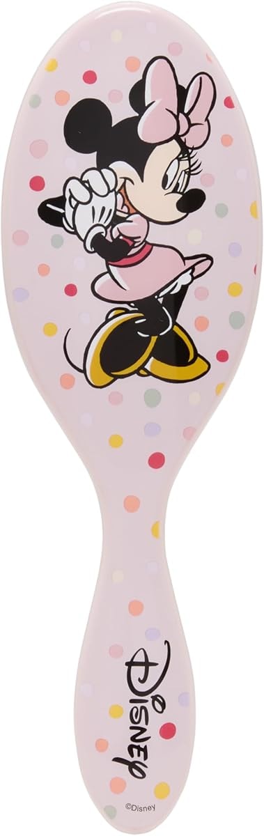 Wet Brush Original Detangling Hair Brush, Hello Disney Minnie Mouse - Ultra-Soft IntelliFlex Bristles - Detangler Brush Glide Through Tangles With Ease For All - For Women, Men, Wet & Dry Hair