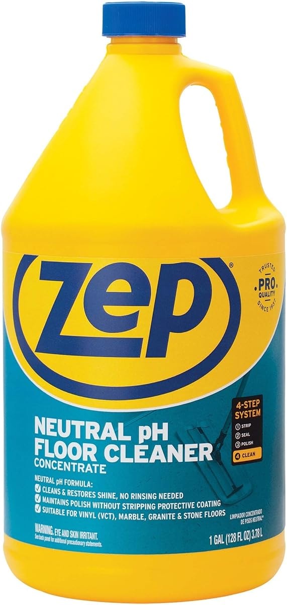 Zep Neutral Floor Cleaner Concentrate, Blue