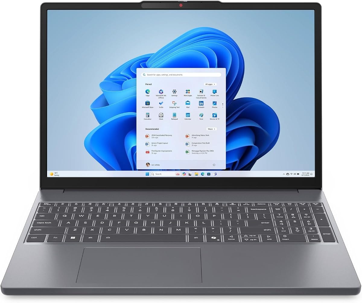 Lenovo IdeaPad Slim 3-2026 - 15.3" IPS WUXGA Display - 16GB Memory - 512GB Storage - AMD Ryzen 5 8540U - Luna Grey