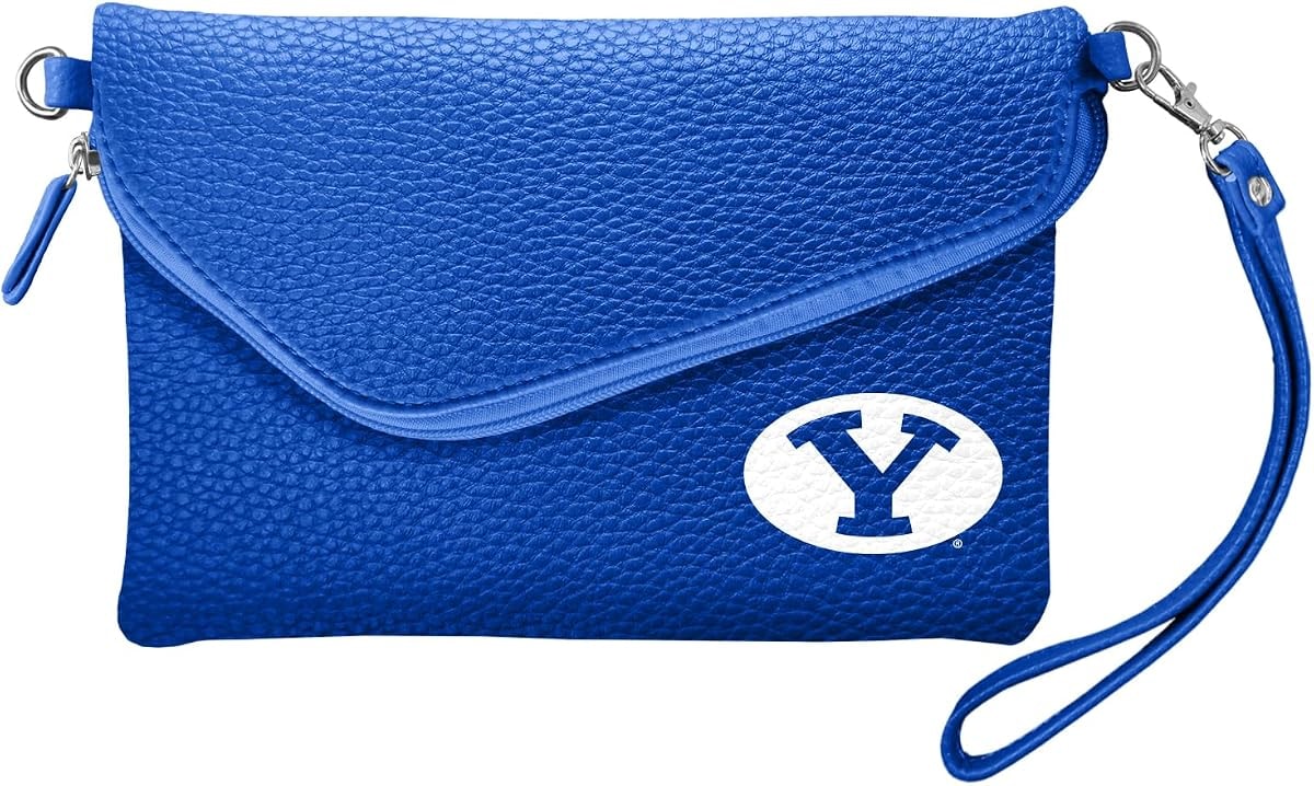 Littlearth BYU Cougars NCAA Pebble Fold Over Purse