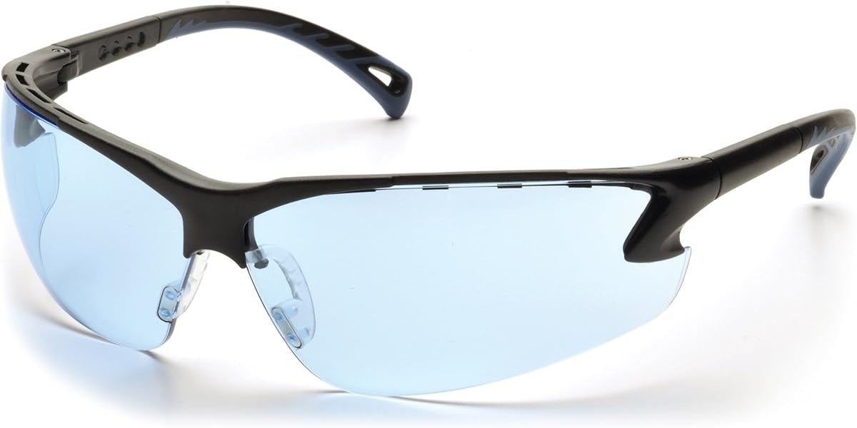 Pyramex Venture 3 Safety Glasses, Infinity Blue Lens