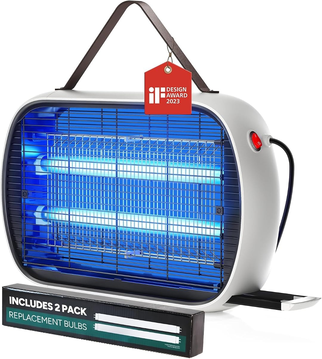 Buzbug Bug Zapper Indoor for 5000 Sq. Ft., 20W Instant Electric Mosquito Zapper, High-Voltage Fly Zapper, Fruit Fly Traps Fly Killer -MA015