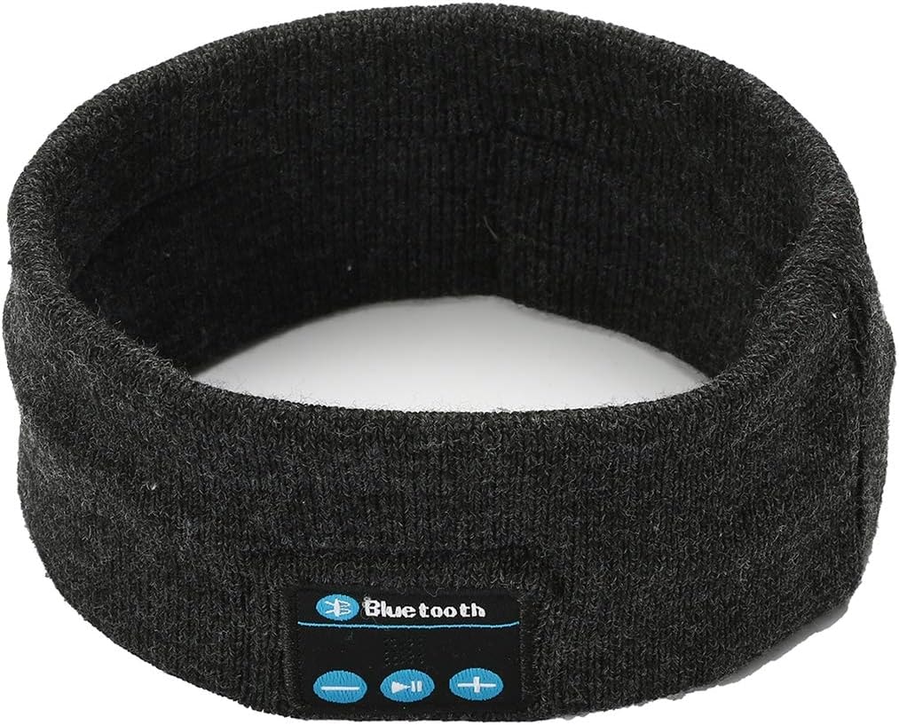 Fullgaden Bluetooth Sports Headband Headphones with Ultra-Thin HD Stereo Speakers Perfect for Sleeping,Workout,Jogging,Yoga,Insomnia, Air Travel, Meditation, Dark Gray