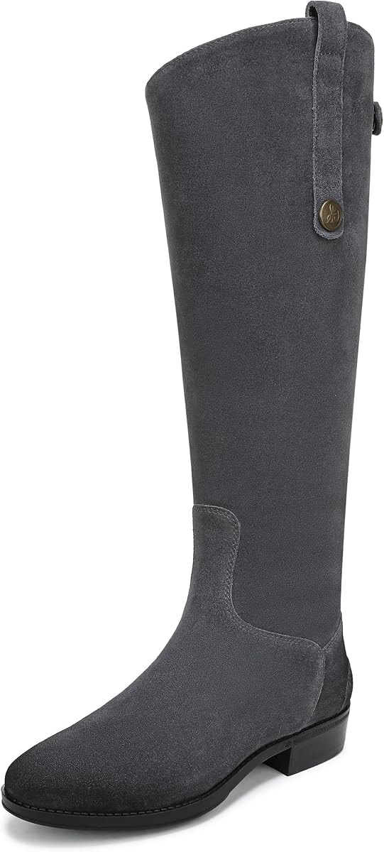 Sam Edelman Women's Penny Equestrian Boot Galaxy Gray