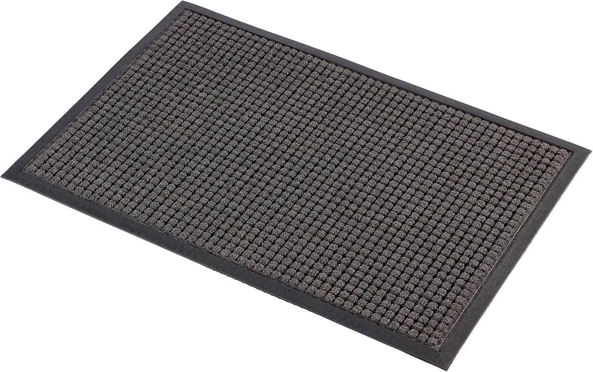 Notrax - 166S0410CH NoTrax 166 Guzzler Rubber-Backed Entrance Mat, for Home or Office 4' X 10' Charcoal, 4' Width x 10' Length