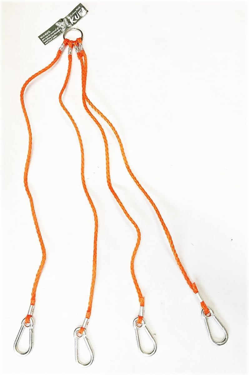 KUFA Sports Pot 4-Arm Harness for Crab Trap prawn Trap and Shrimp Pot (HAS-3: with Heavy Duty Metal Hooks)